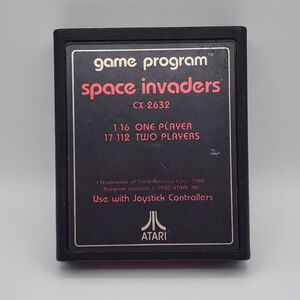Vintage Atari Space Invaders Game Program Cartridge Video Games Fast Shipping